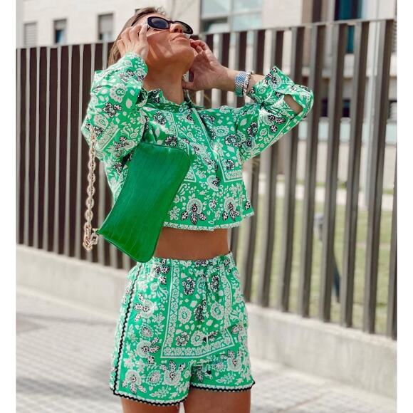 ZARA BLOGGER FAVE!!! High-Waisted Shorts NWT - Picture 7 of 16